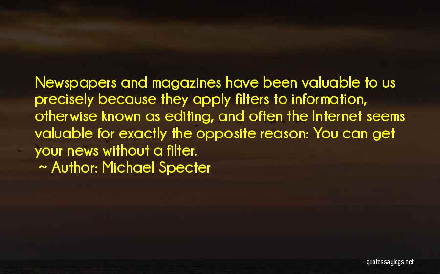 Editing Quotes By Michael Specter