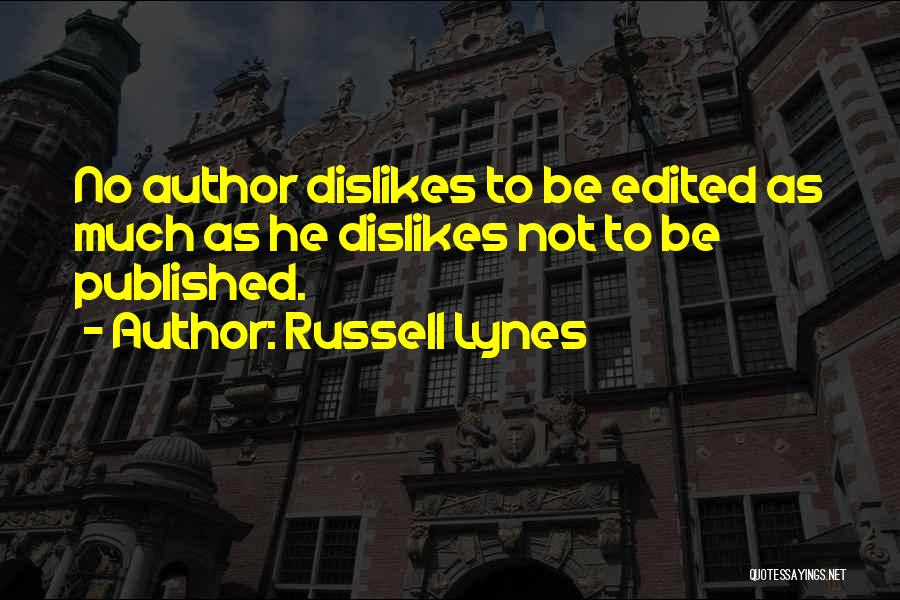 Editing Quotes By Russell Lynes