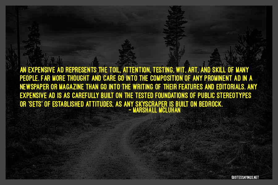 Editorials Quotes By Marshall McLuhan