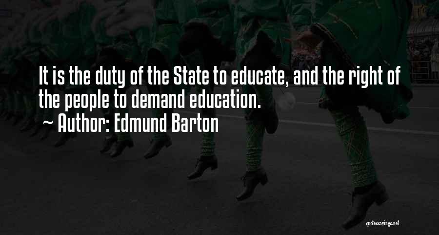 Edmund Barton Quotes 277144