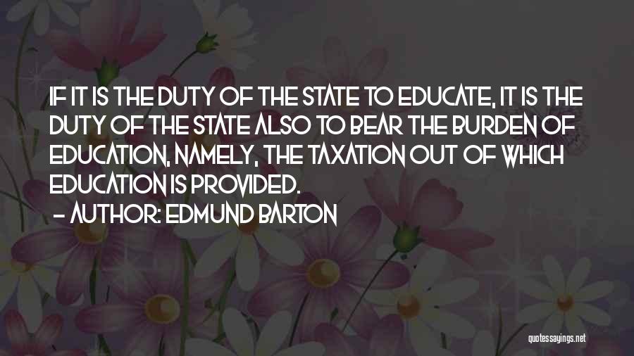 Edmund Barton Quotes 862540