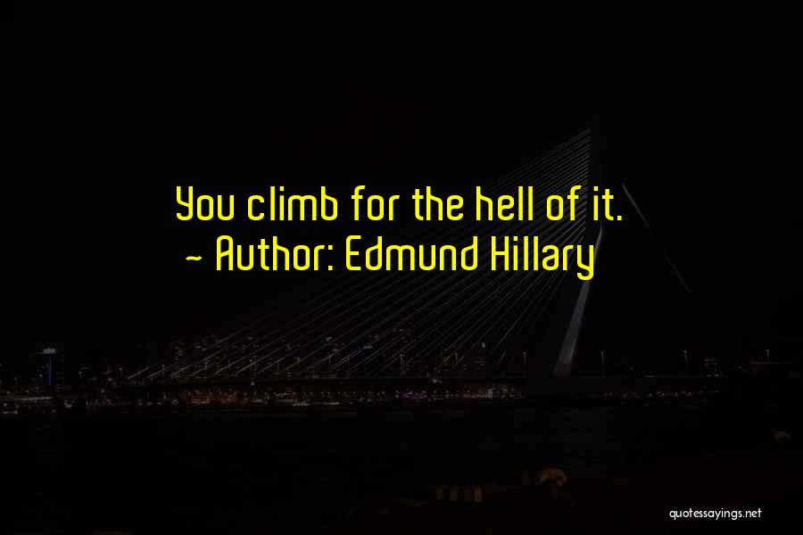 Edmund Hillary Quotes 1981079