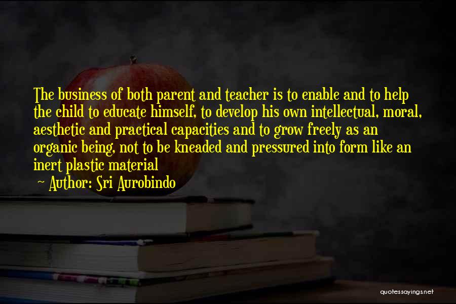 Educate Child Quotes By Sri Aurobindo