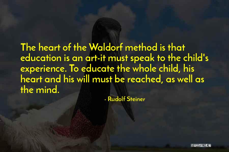 Educate Your Child Quotes By Rudolf Steiner