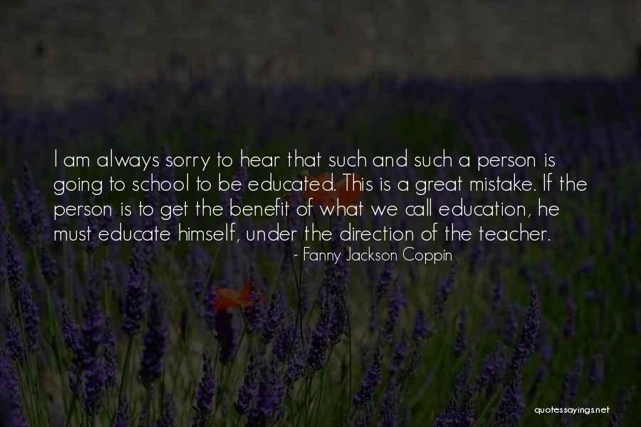 Educated Quotes By Fanny Jackson Coppin