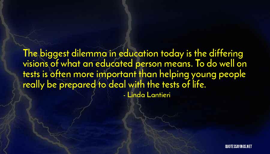 Educated Quotes By Linda Lantieri