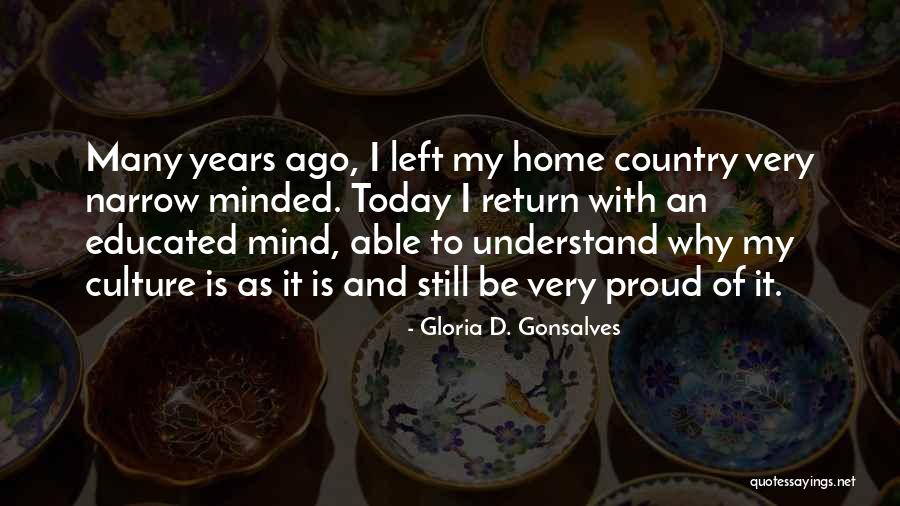 Educated Quote Quotes By Gloria D. Gonsalves Educated Quote Quotes By Gloria D. Gonsalves