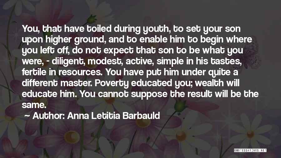 Educated Youth Quotes By Anna Letitia Barbauld