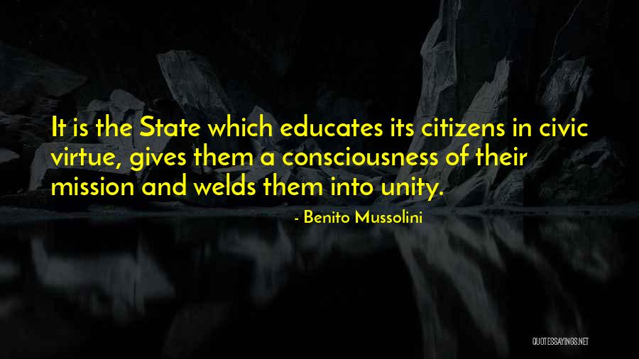 Educates Quotes By Benito Mussolini Educates Quotes By Benito Mussolini