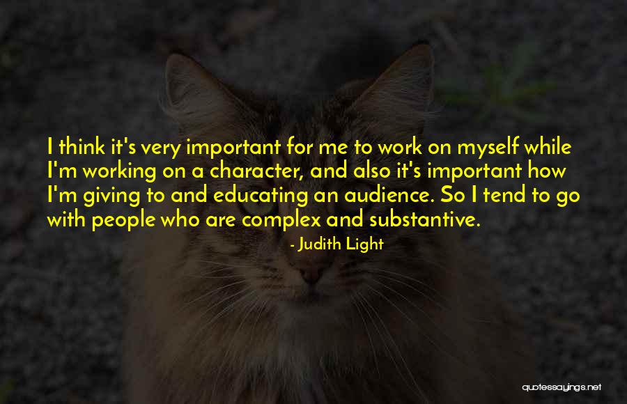 Educating People Quotes By Judith Light Educating People Quotes By Judith Light