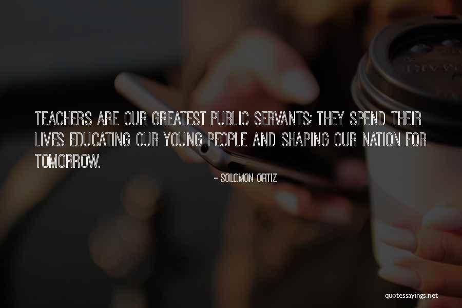 Educating People Quotes By Solomon Ortiz Educating People Quotes By Solomon Ortiz