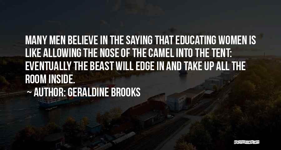 Educating Quotes By Geraldine Brooks