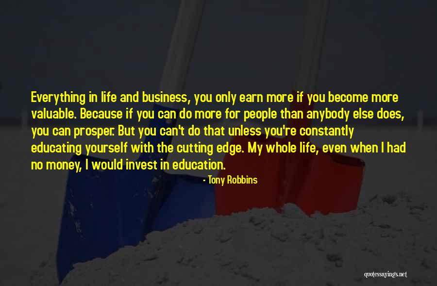 Educating Yourself Quotes By Tony Robbins