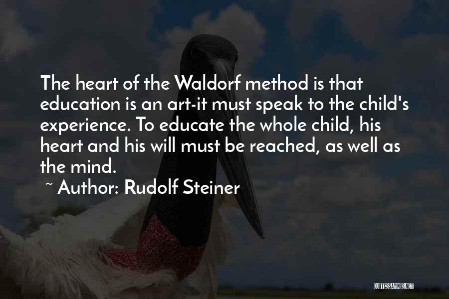 Education And Art Quotes By Rudolf Steiner