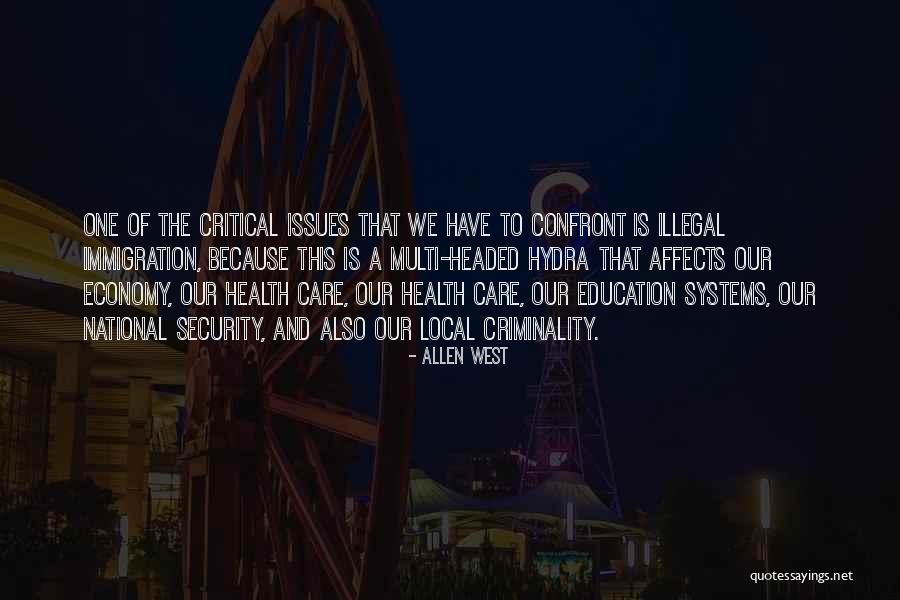 Education And Health Quotes By Allen West