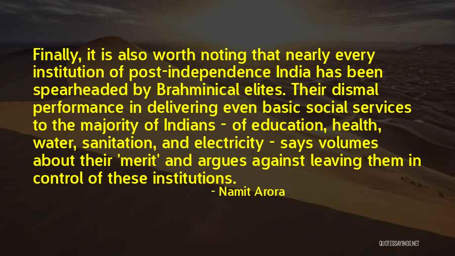 Education And Health Quotes By Namit Arora