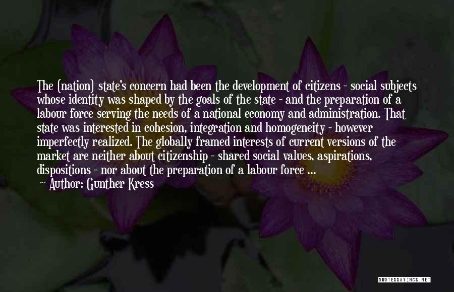 Education And Interests Quotes By Gunther Kress