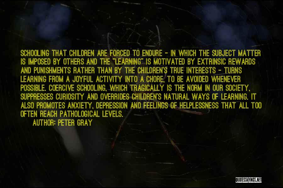 Education And Interests Quotes By Peter Gray