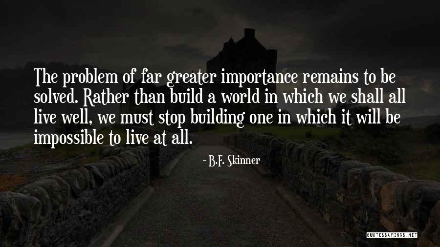 Education And Its Importance Quotes By B.F. Skinner Education And Its Importance Quotes By B.F. Skinner