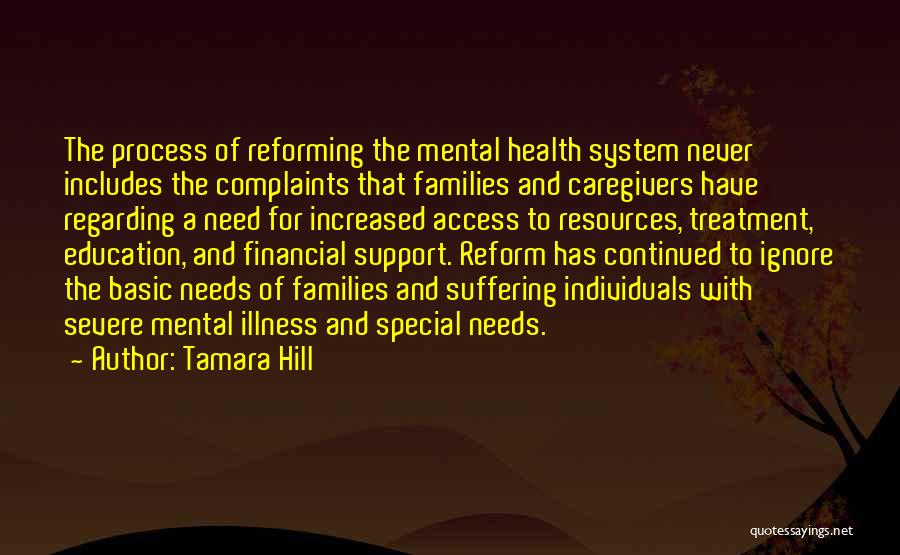 Education And Mental Health Quotes By Tamara Hill