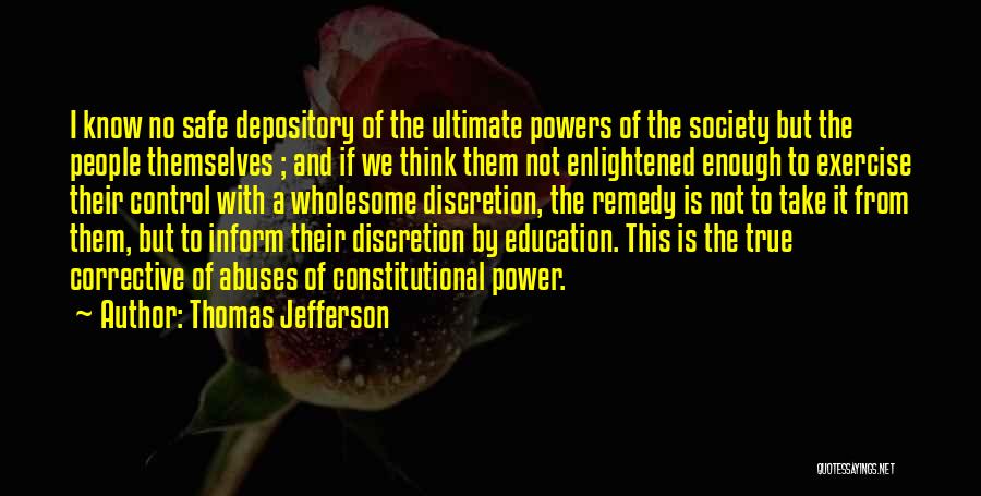 Education And Politics Quotes By Thomas Jefferson