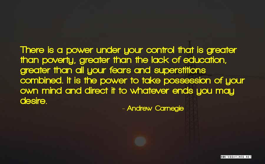 Education And Poverty Quotes By Andrew Carnegie