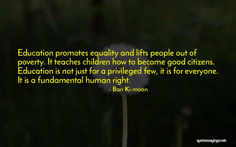 Education And Poverty Quotes By Ban Ki-moon