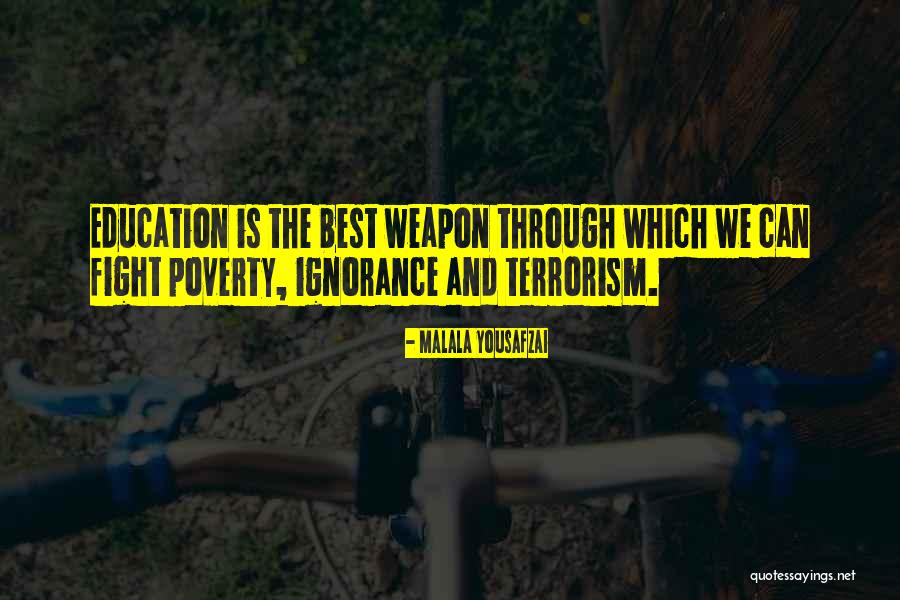 Education And Poverty Quotes By Malala Yousafzai