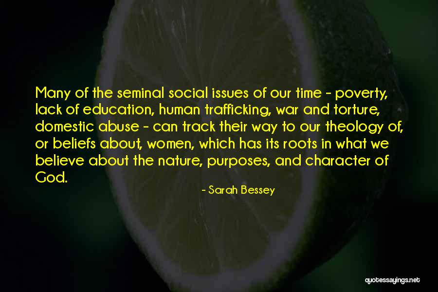 Education And Poverty Quotes By Sarah Bessey