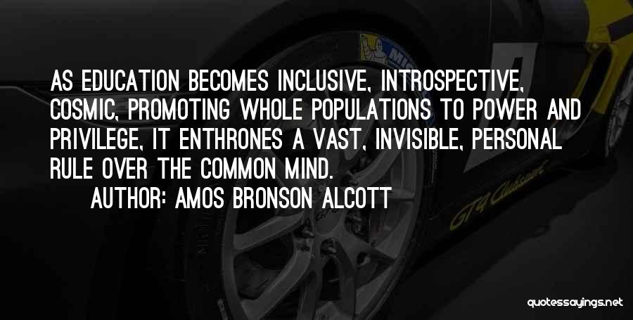 Education And Power Quotes By Amos Bronson Alcott
