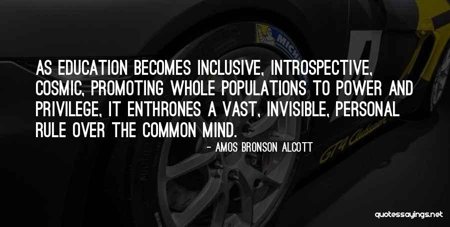 Education And Power Quotes By Amos Bronson Alcott