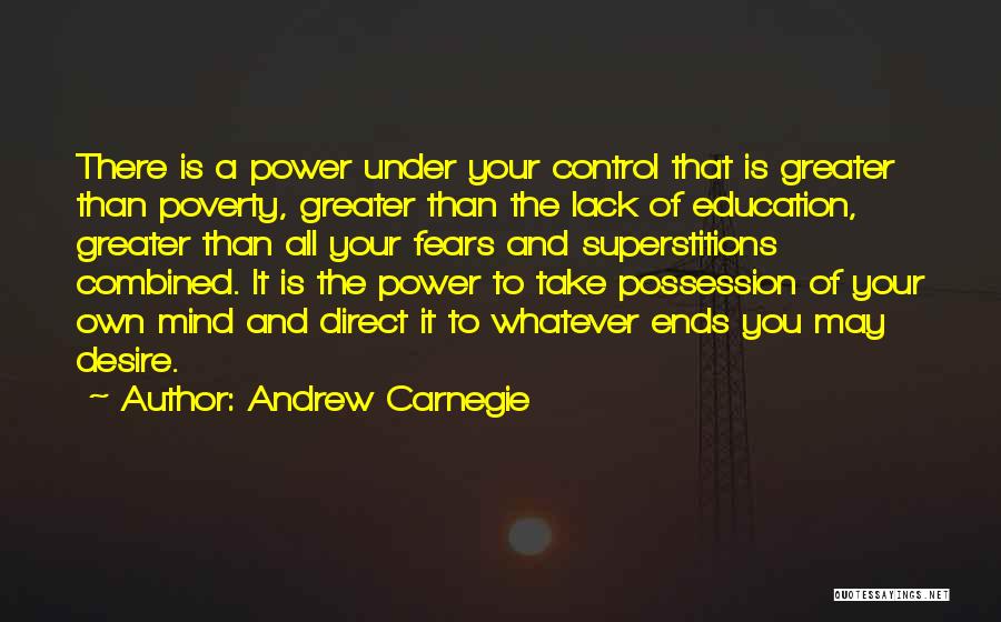 Education And Power Quotes By Andrew Carnegie