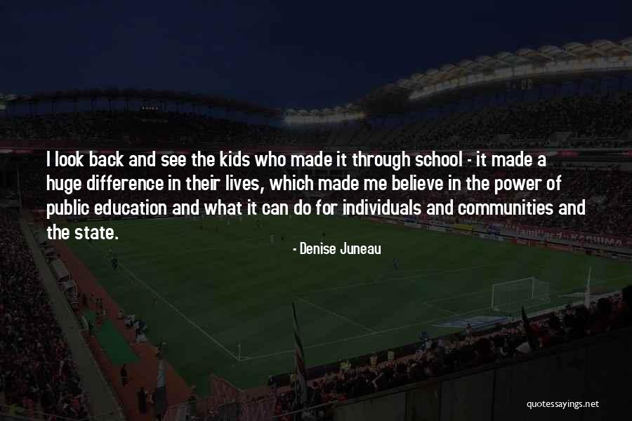 Education And Power Quotes By Denise Juneau