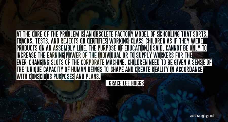 Education And Power Quotes By Grace Lee Boggs