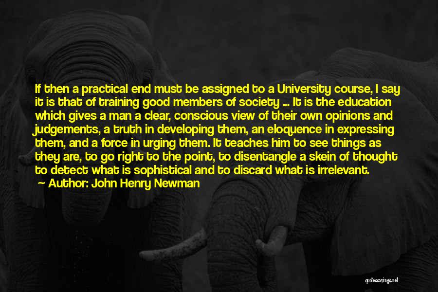 Education And Training Quotes By John Henry Newman