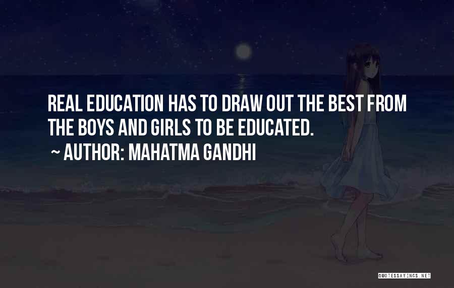 Education By Gandhi Quotes By Mahatma Gandhi