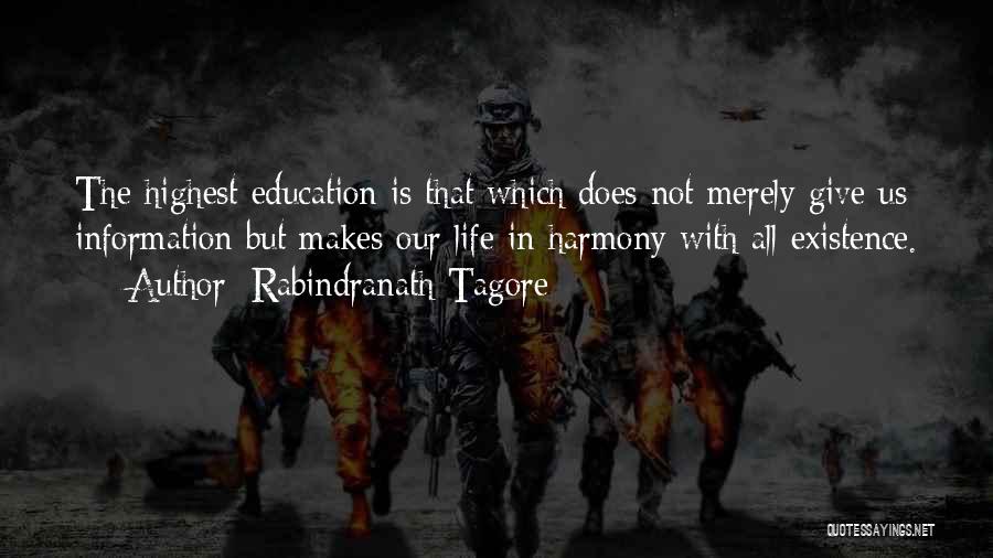 Education By Rabindranath Tagore Quotes By Rabindranath Tagore