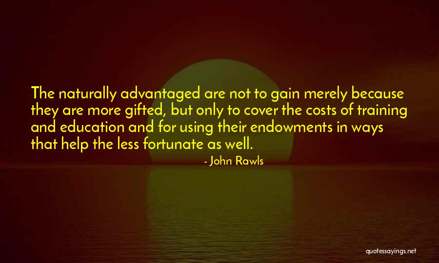 Education Cost Quotes By John Rawls