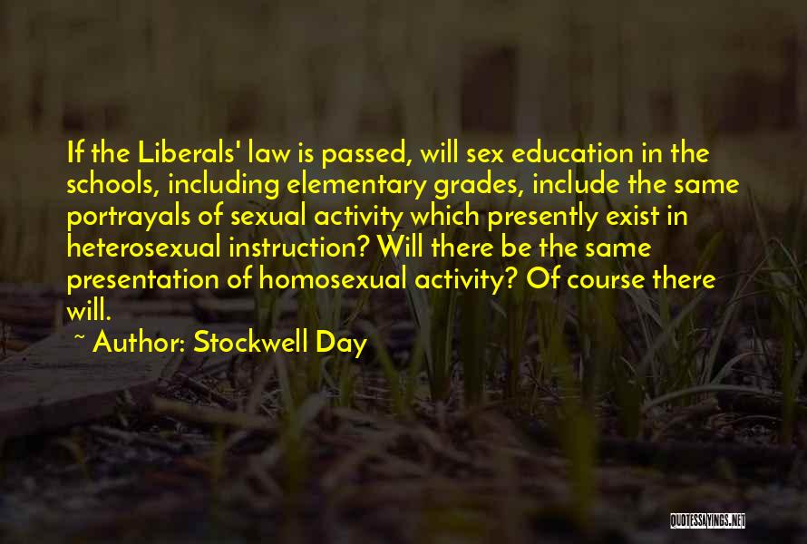 Education Course Quotes By Stockwell Day