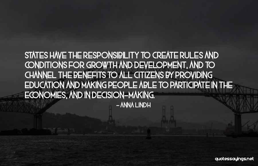 Education For All Quotes By Anna Lindh Education For All Quotes By Anna Lindh