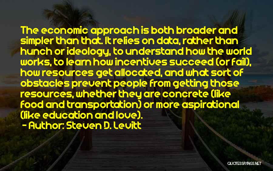 Education Ideology Quotes By Steven D. Levitt