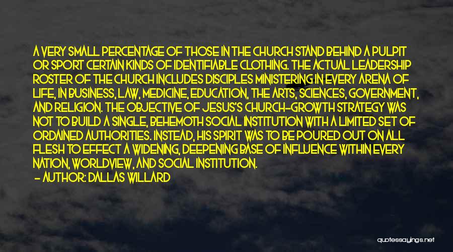 Education Institution Quotes By Dallas Willard