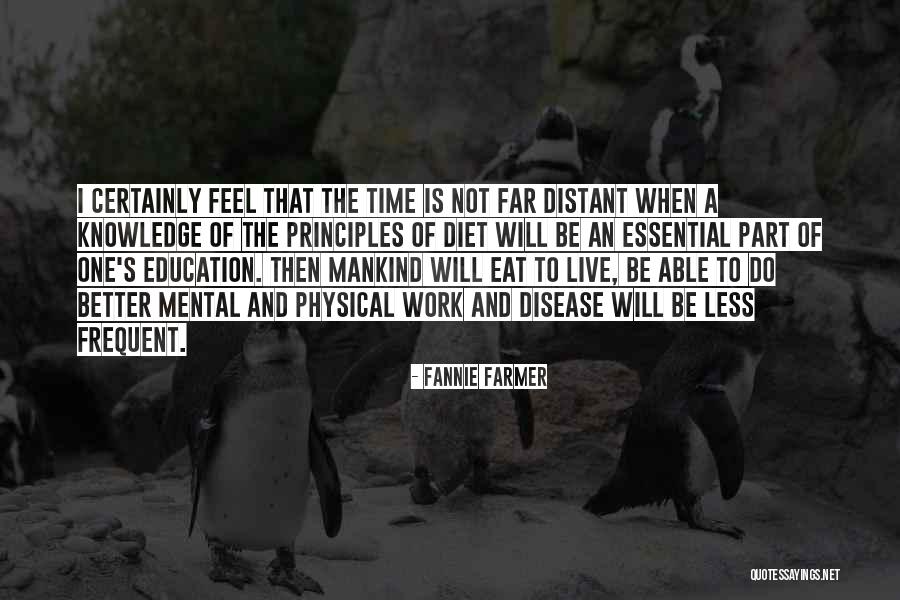 Education Is Essential Quotes By Fannie Farmer Education Is Essential Quotes By Fannie Farmer