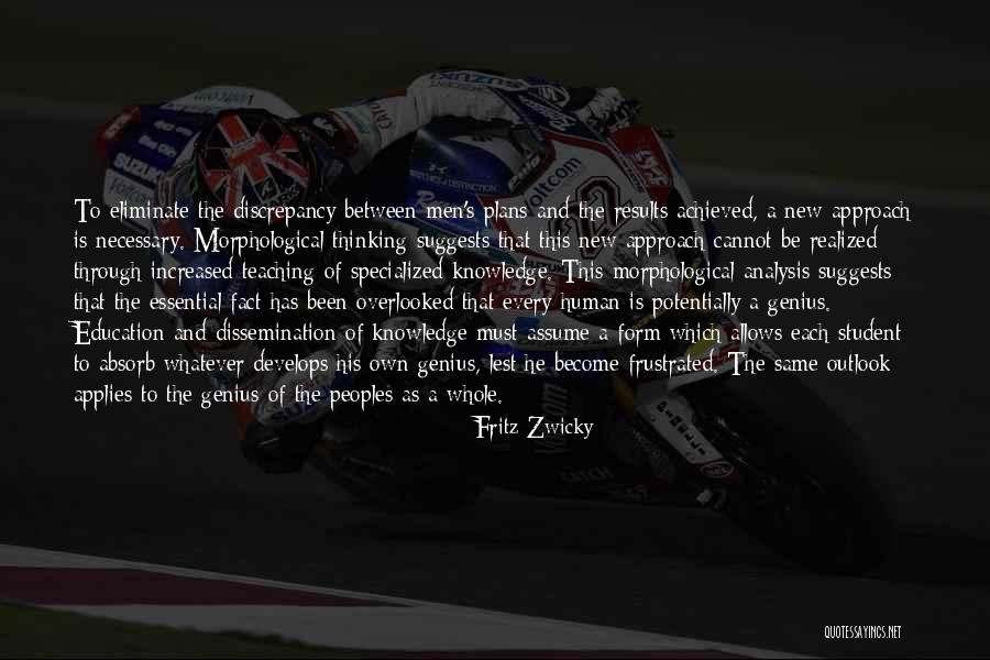 Education Is Essential Quotes By Fritz Zwicky Education Is Essential Quotes By Fritz Zwicky
