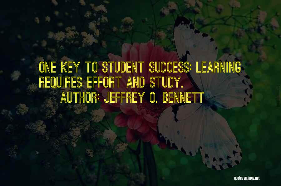 Education Is Key To Success Quotes By Jeffrey O. Bennett