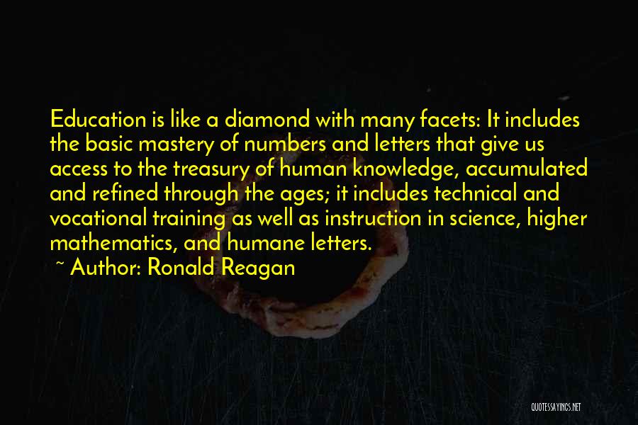 Education Is Like Quotes By Ronald Reagan
