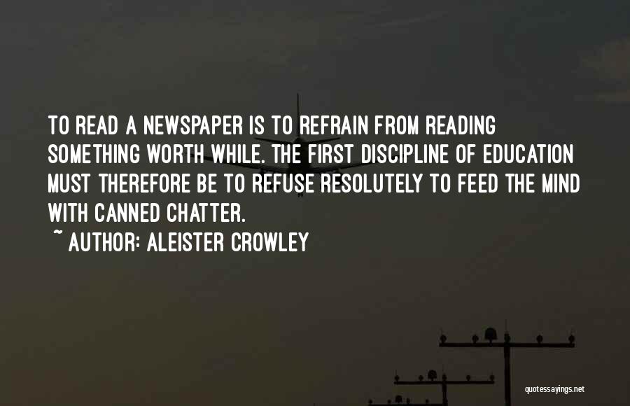 Education Is Must Quotes By Aleister Crowley