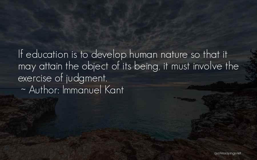 Education Is Must Quotes By Immanuel Kant