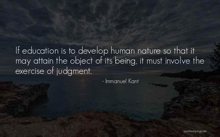 Education Is Must Quotes By Immanuel Kant