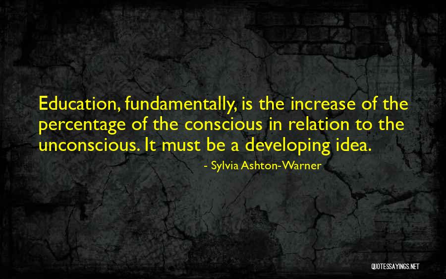 Education Is Must Quotes By Sylvia Ashton-Warner